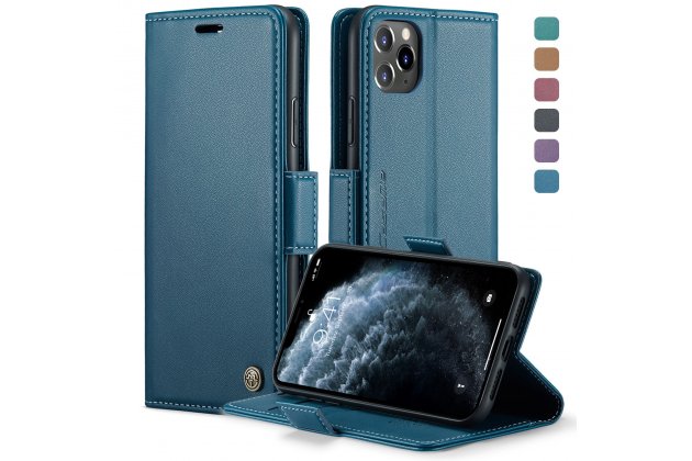 Кожаный чехол MyPads для iPhone 11 Pro с RFID-блокировкой